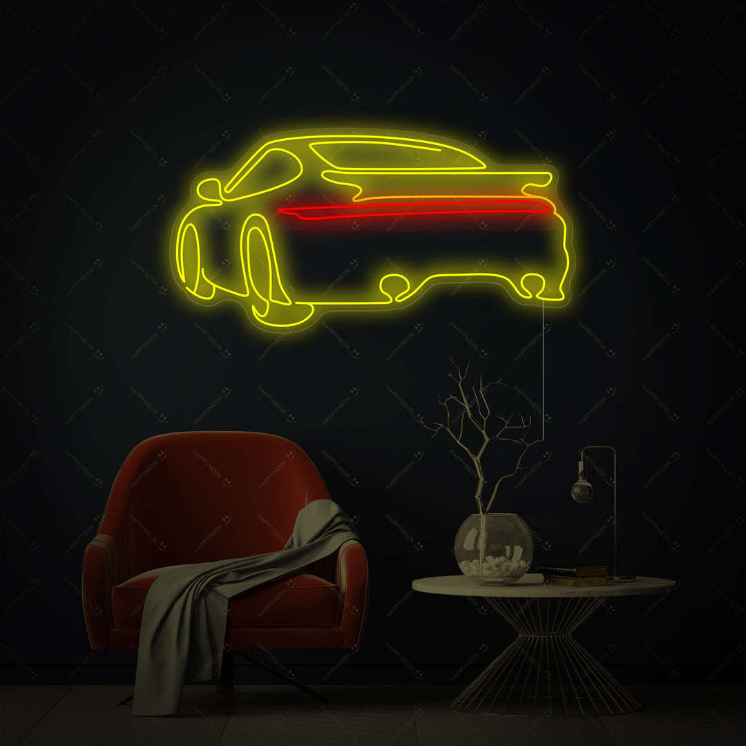 "911 Car" Neon Sign, Garage Neon Sign