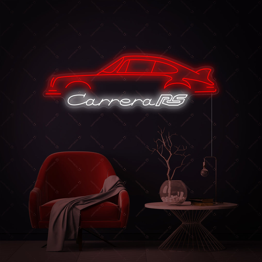 "Carrera Rs" Neon Sign