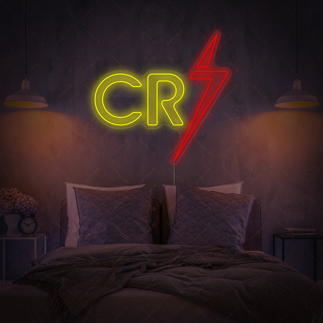 "Cr7" Neon Sign