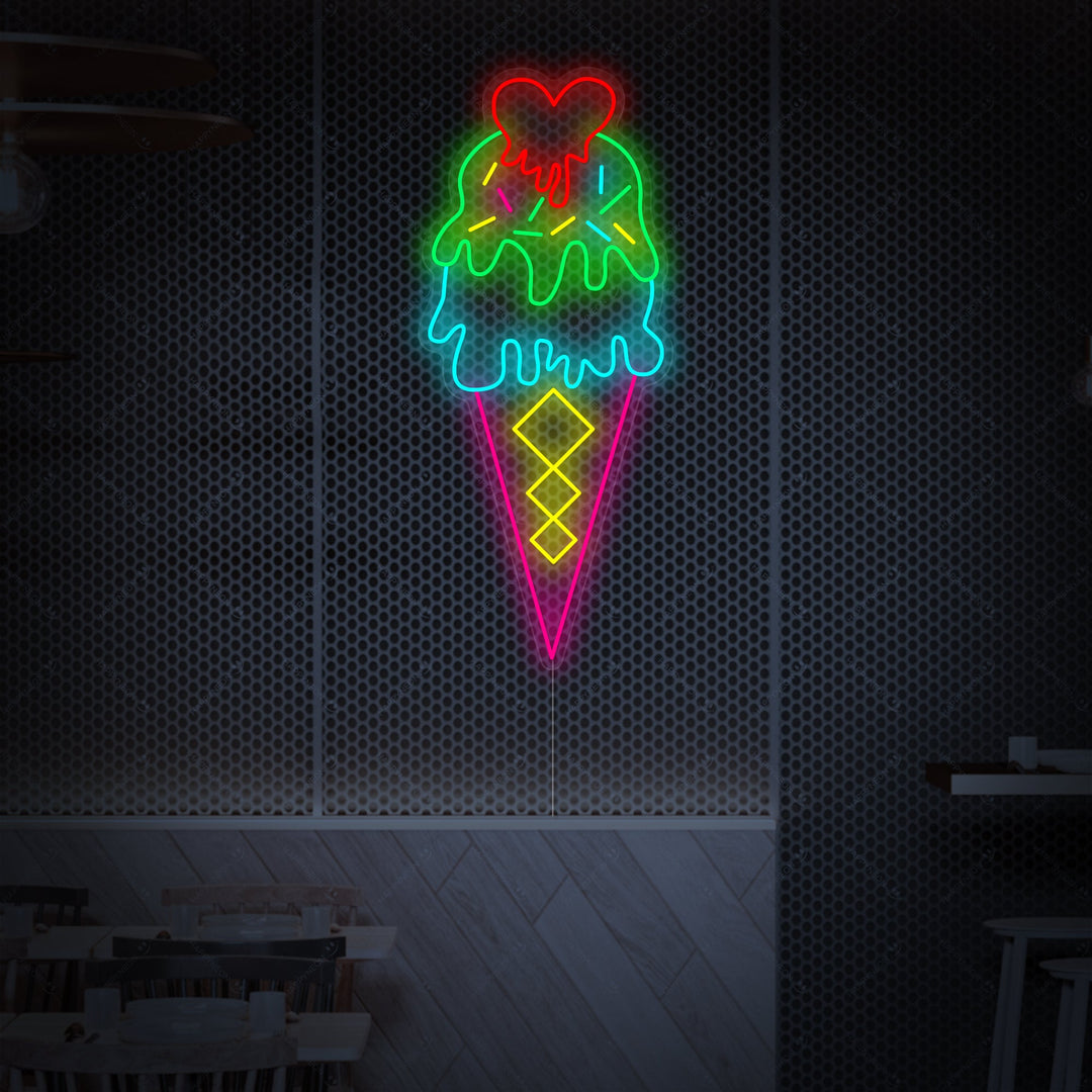 "Ice Cream" Neon Sign