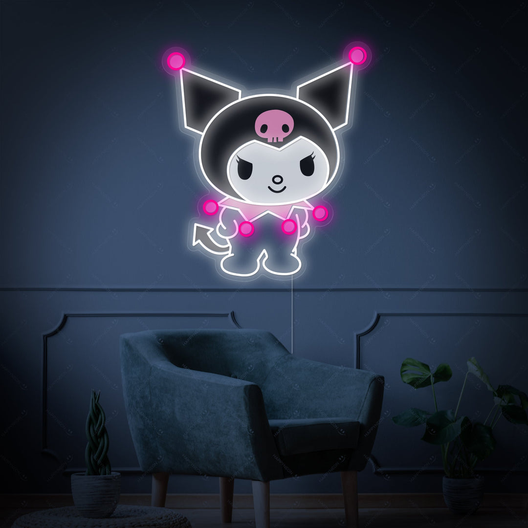 "Kuromi Anime" Neon Sign