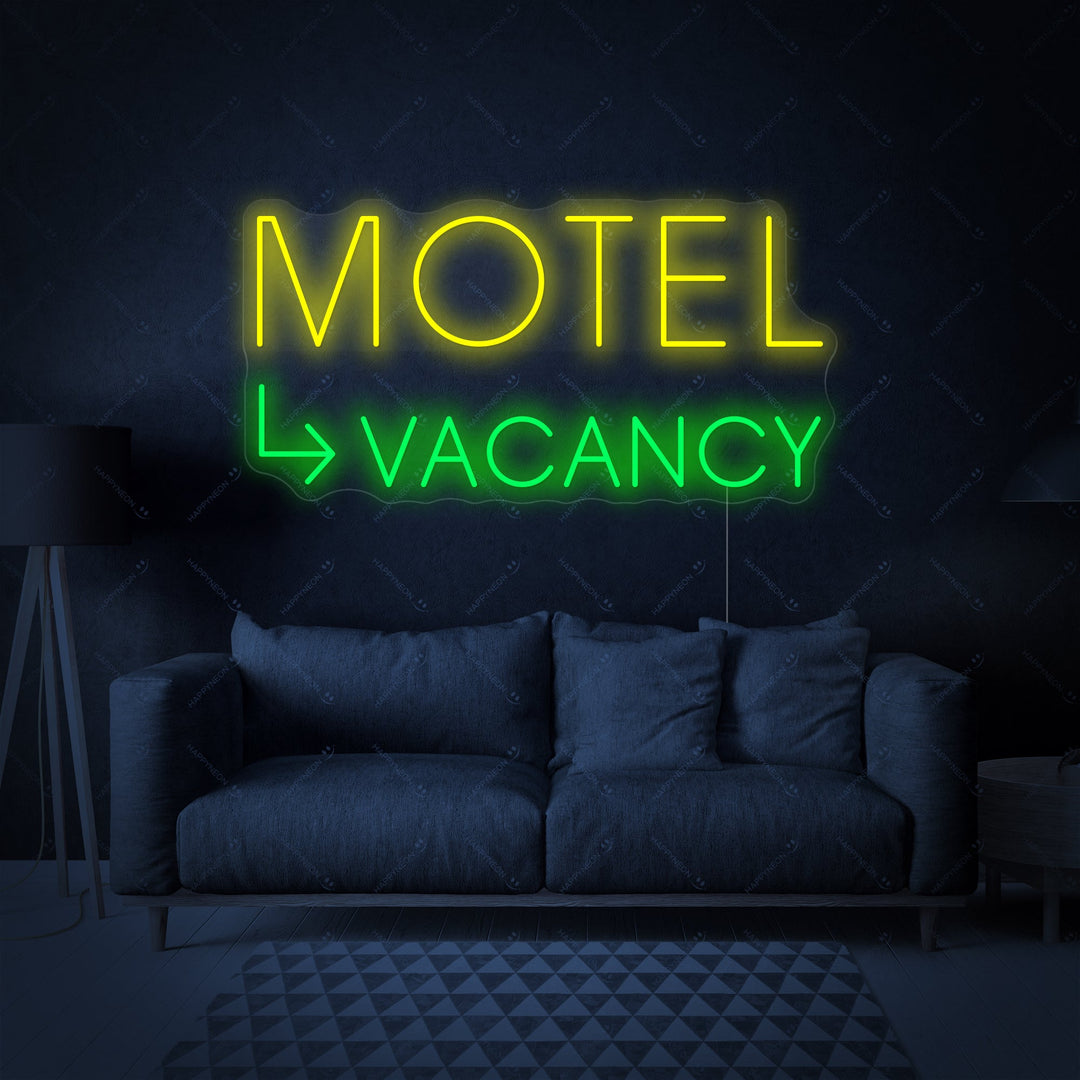 "Motel Vacancy" Neon Sign