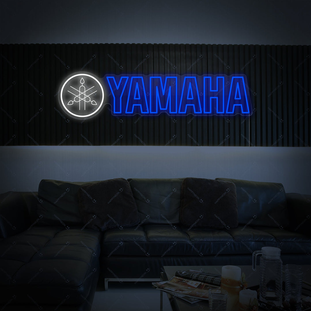 "Yamaha" Neon Sign, Garage Neon Sign, LED Yamaha Neon Light