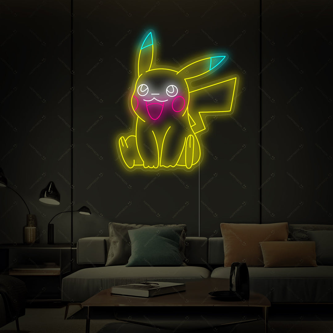 "Pikachu" Neon Sign