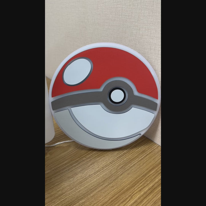 "Poke Ball" Neon Like Sign