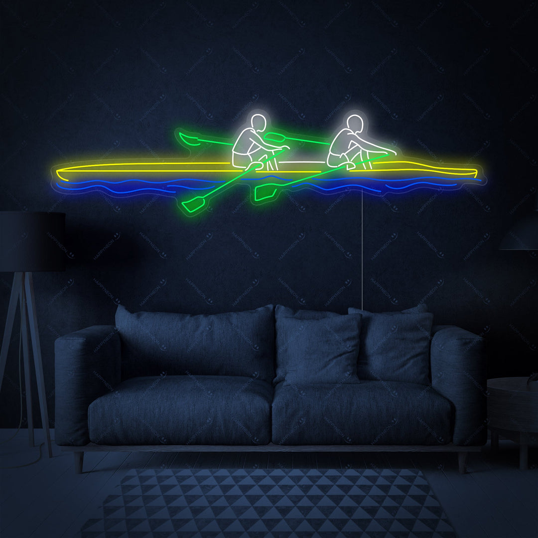 "Rowing Boat" Neon Sign