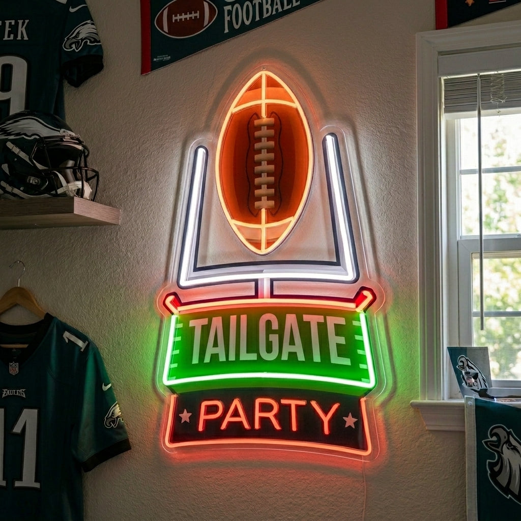 "Tailgate Party" Neon Sign