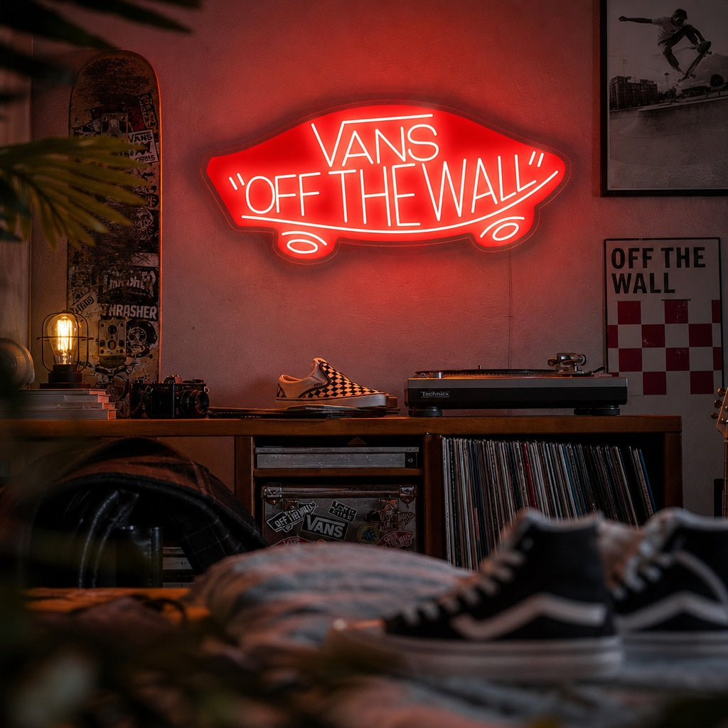 "Vans Off The Wall" Neon Sign