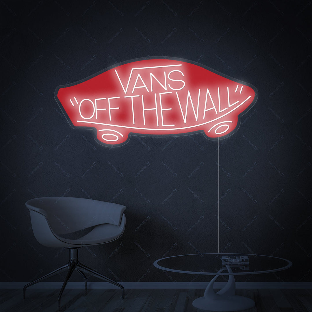 "Vans Off The Wall" Neon Sign