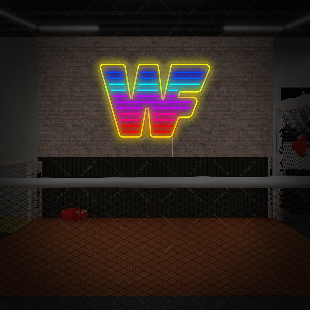 "Wwf Wrestling" Neon Sign