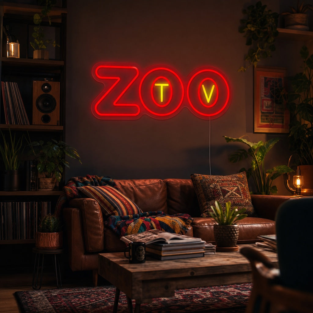"Zootv" Neon Sign neon sign product image
