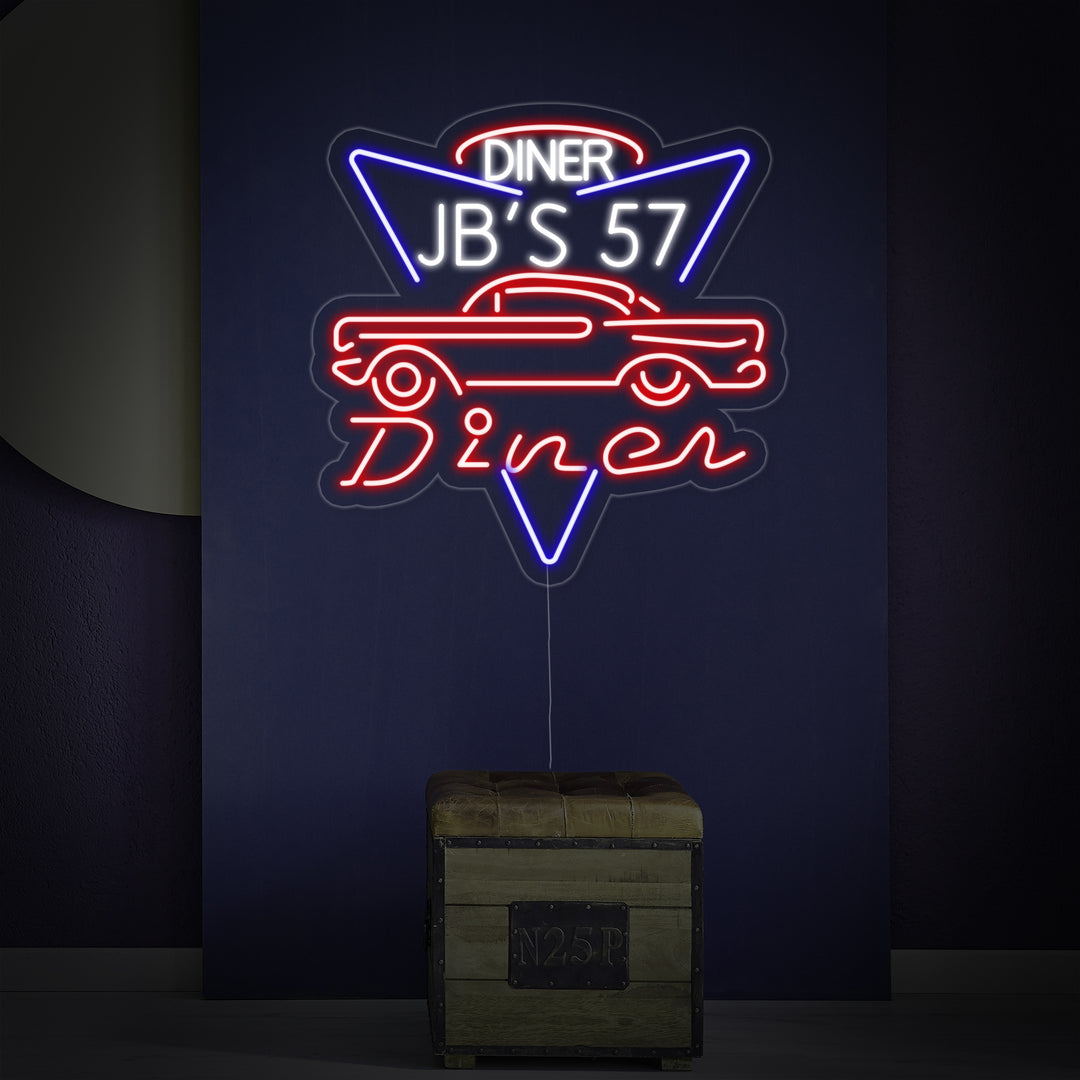 1957 JBS 57 Diner Neon Sign