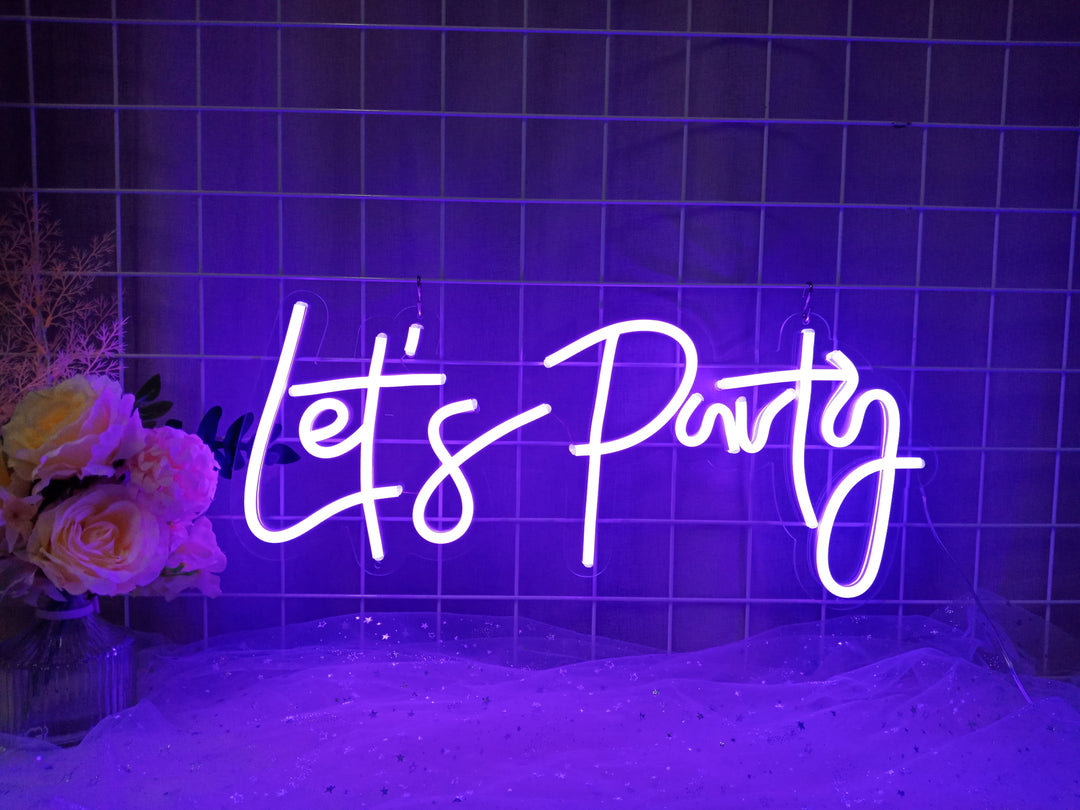Lets Party Neon Sign (3 in stock)