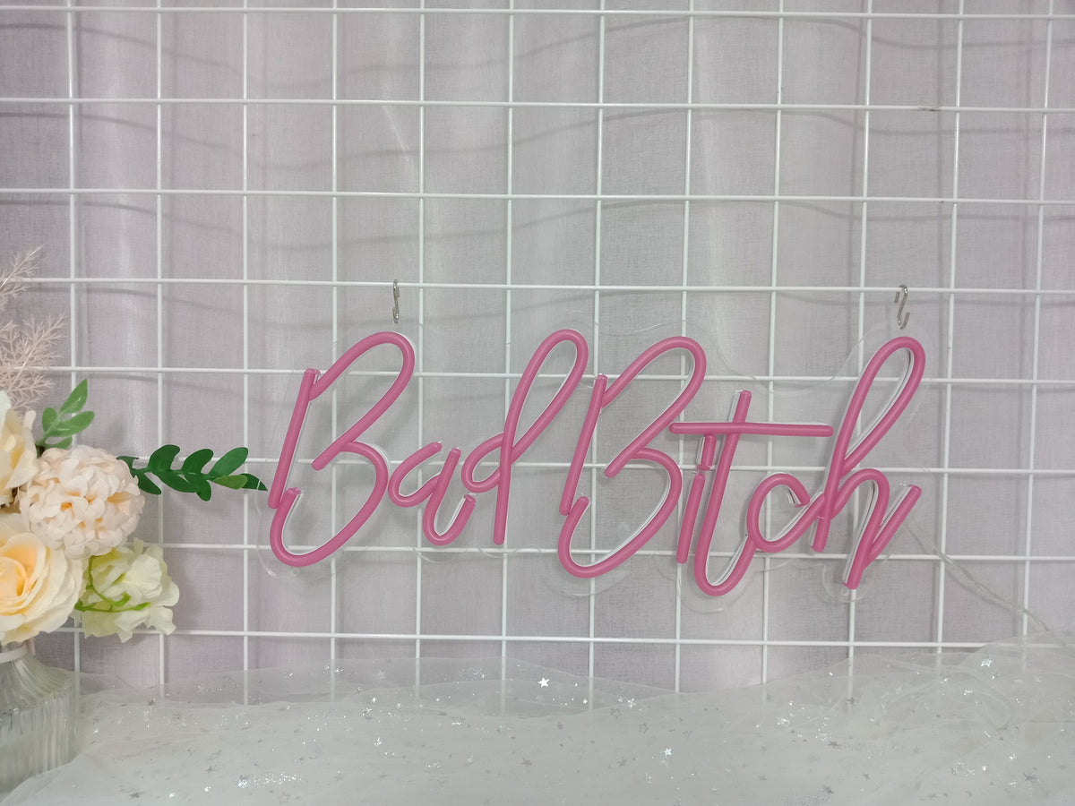 Bad Bitch LED Neon Sign (4 in stock) neon sign design image