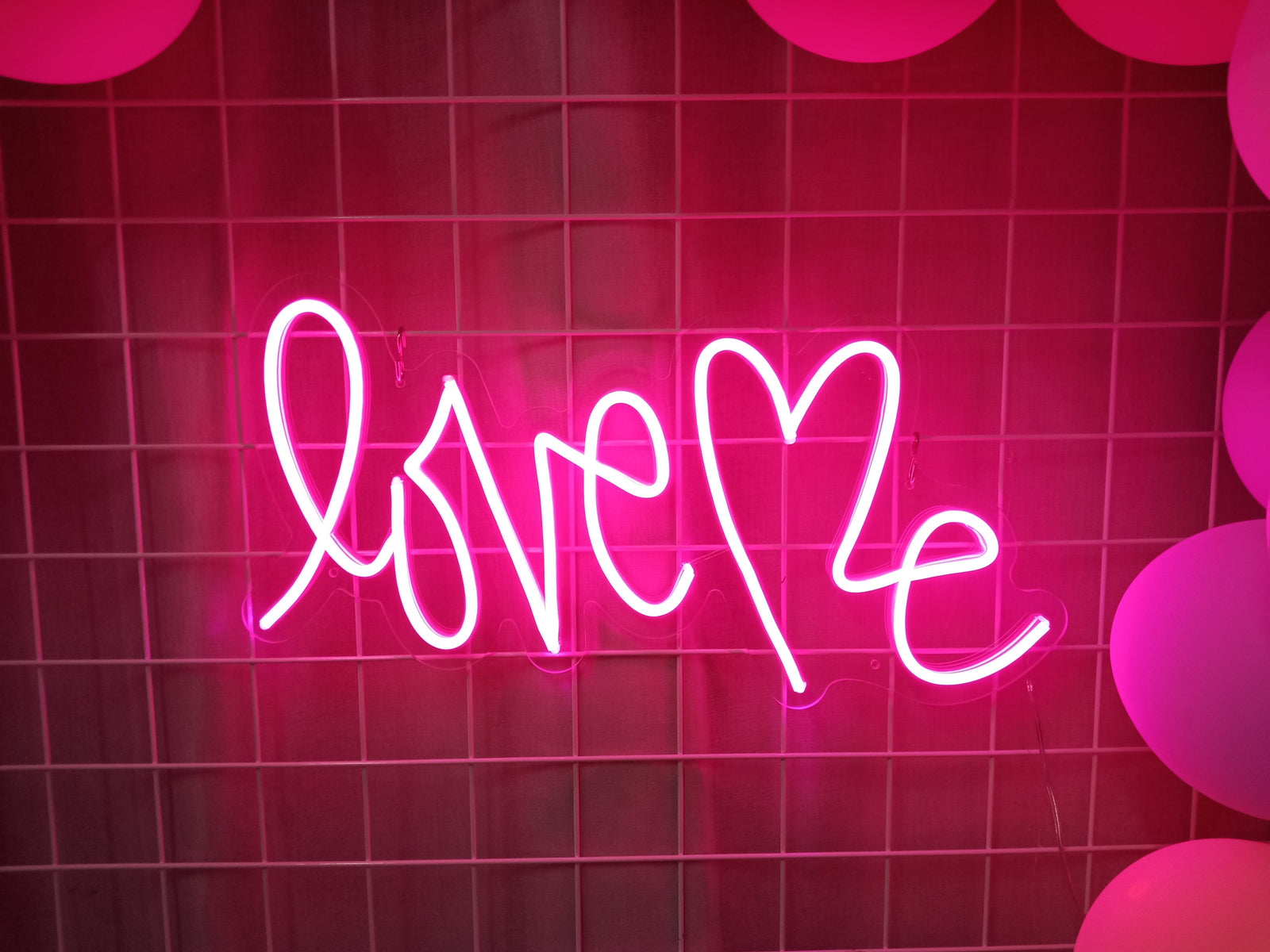 Love Me LED Neon Sign (2 in stock) neon sign product image