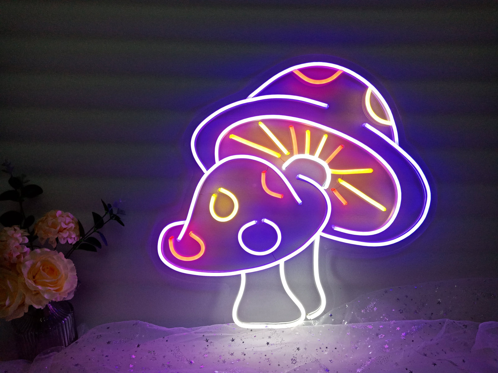 Mushroom LED Neon Sign (2 in stock) neon sign product image