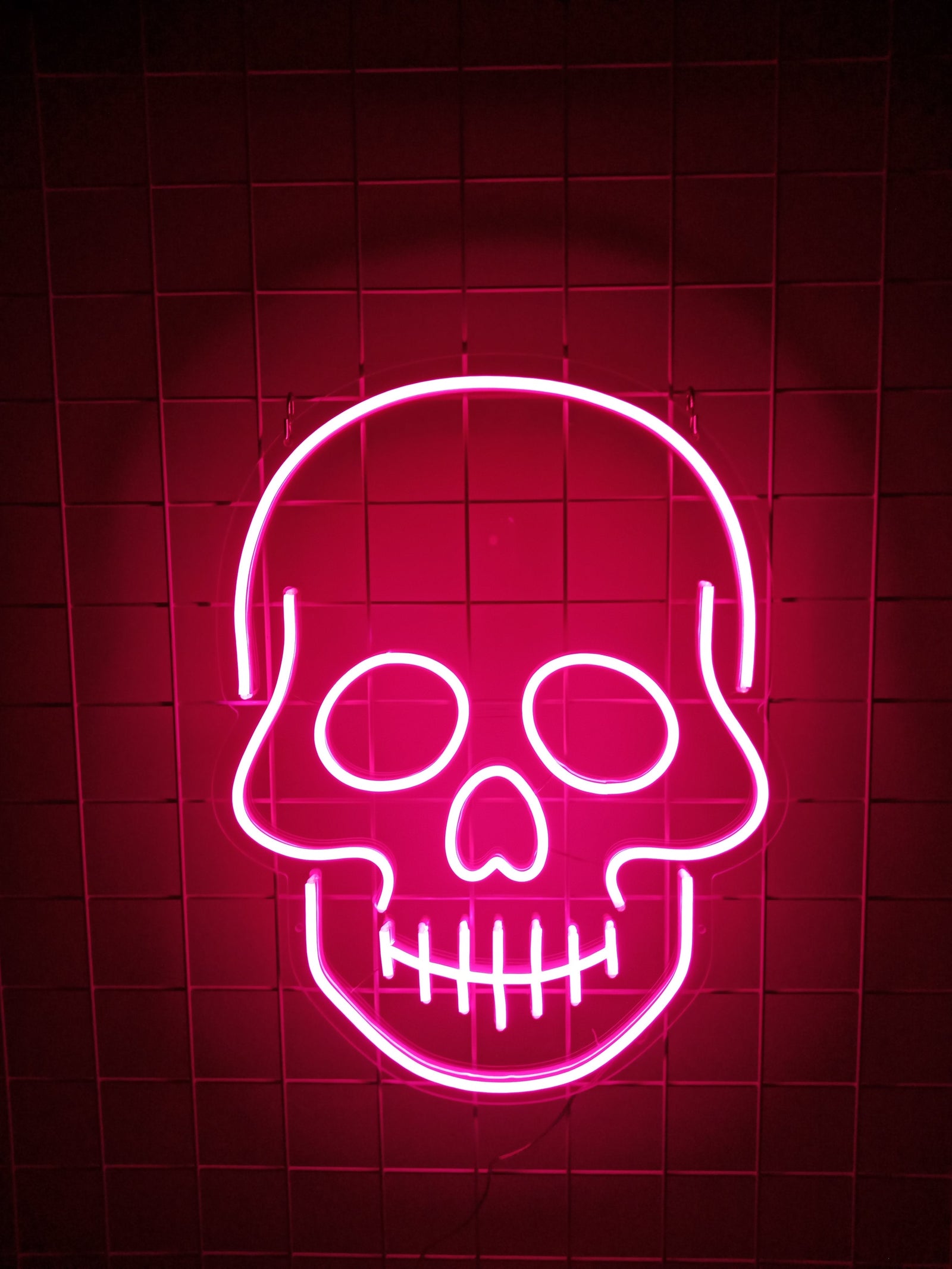 Skull LED Neon Sign (1 in stock) neon sign product image