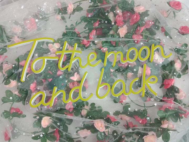 To The Moon and Back LED Neon Sign (3 in stock)