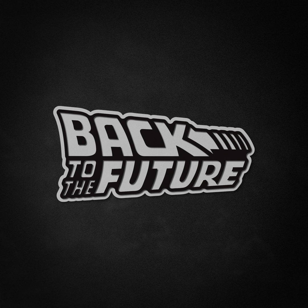 "Back To The Future 1985" Neon Like Sign