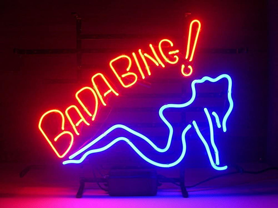 "Bada Bing" Neon Sign