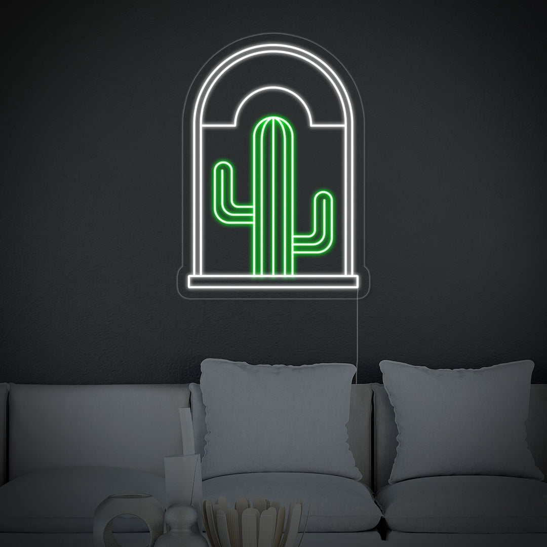 "Bohemian Cactus" Neon Sign