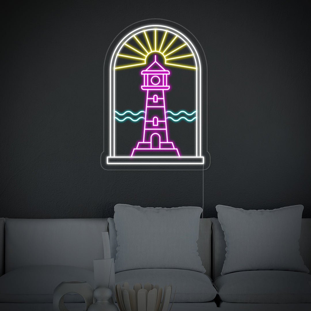 Bohemian Tower Neon Sign