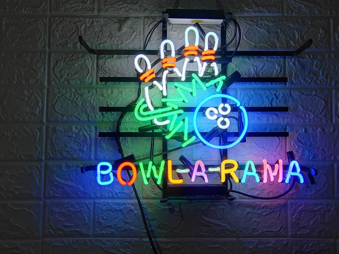Bowling Bowl A RAMA Neon Sign