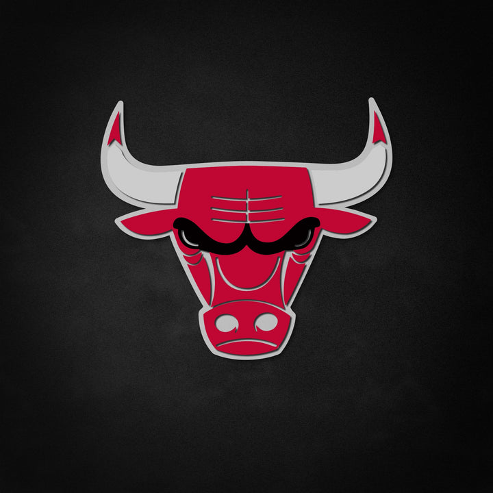 "Bulls" Neon Like Sign