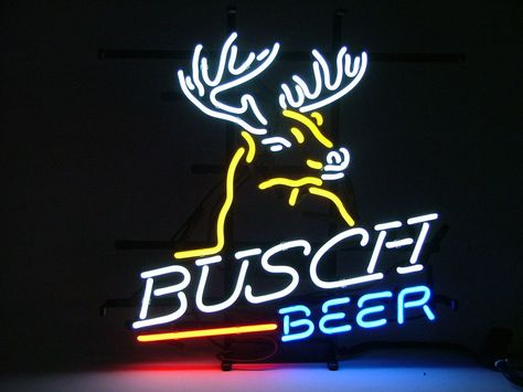 "Deer Beer & Bar" Neon Sign