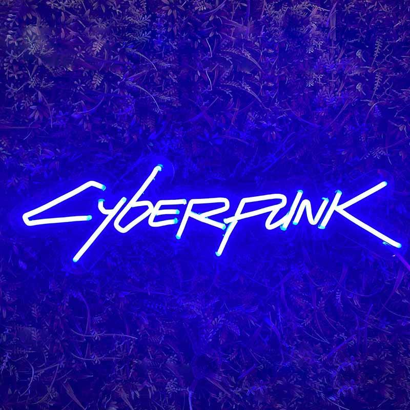 "CYBERPUNK, Game Room Decor" Neon Sign