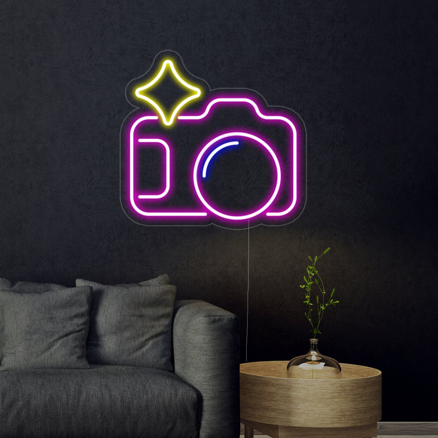 "Camera" Neon Sign
