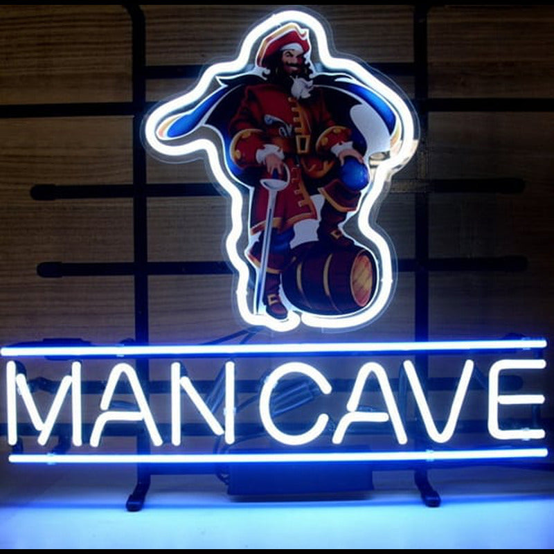 Morgan Man Cave Rum Pirate Neon Sign