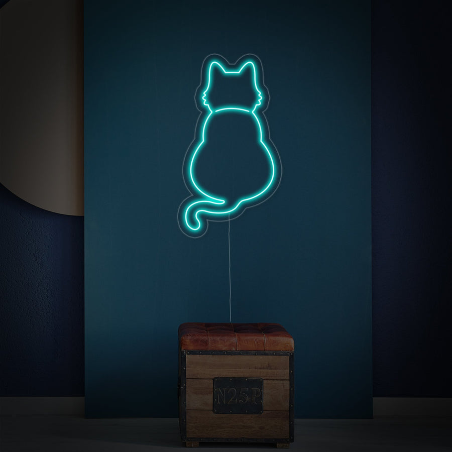 "Cat Silhouette" Neon Sign