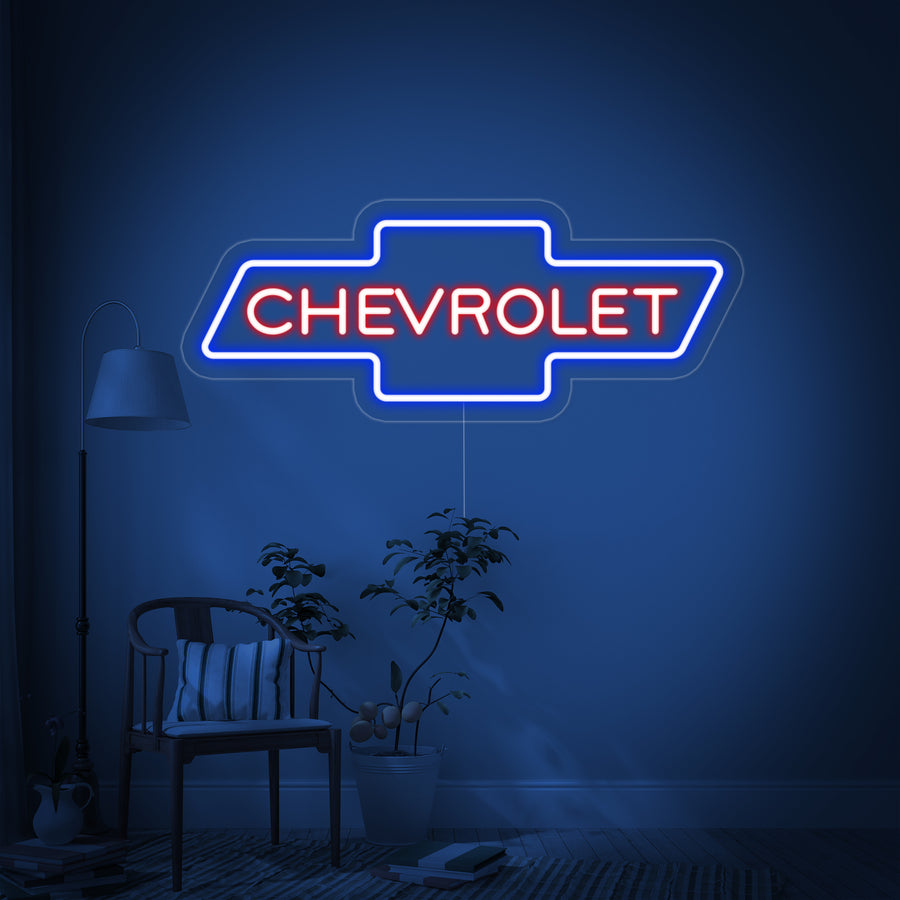 "Chev Car LOGO" Neon Sign