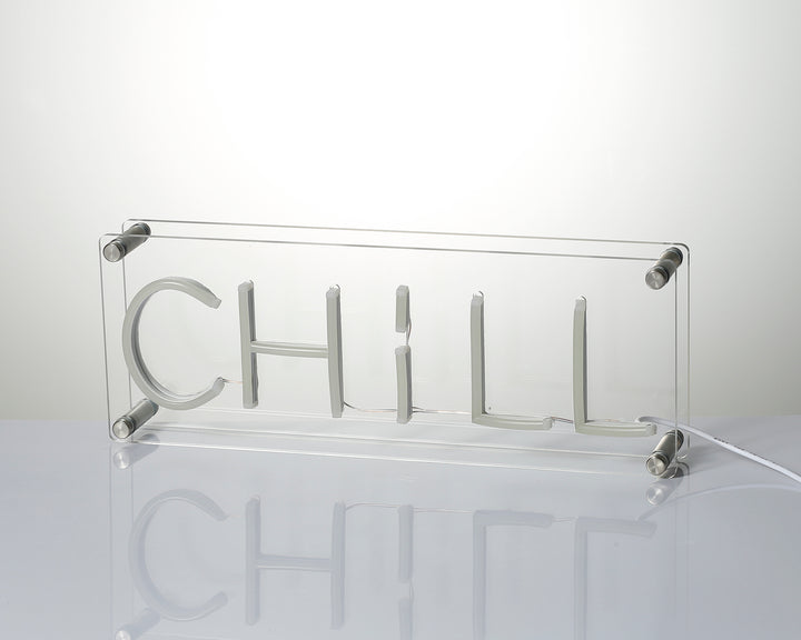 "Chill" Desk LED Neon Sign
