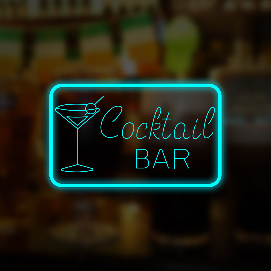 "Cocktail Bar" Mini Neon Sign