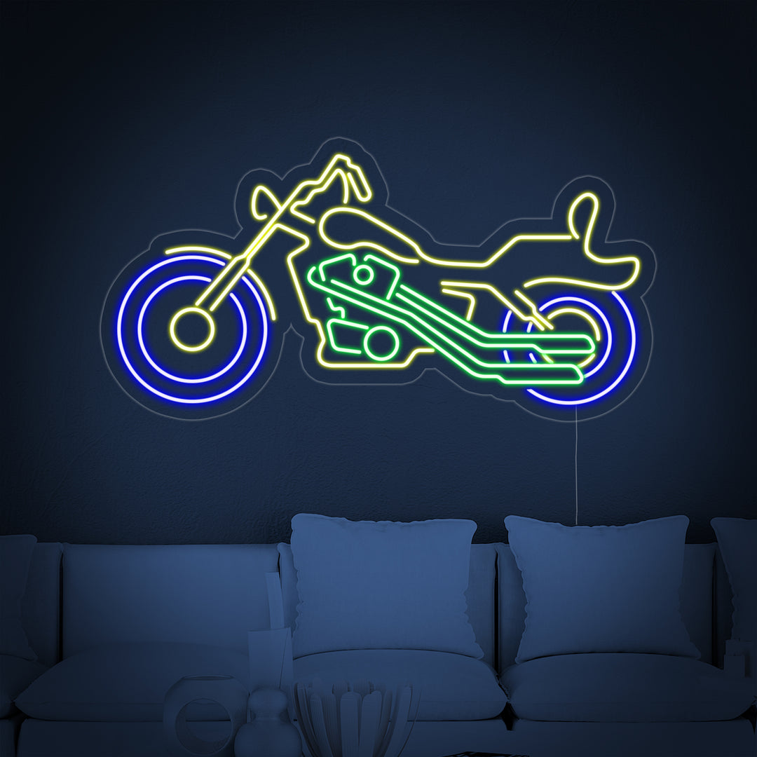 "Cozyle Motorbike Motorcycle" Neon Sign