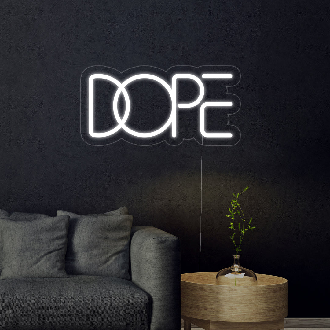 "DOPE" Neon Sign