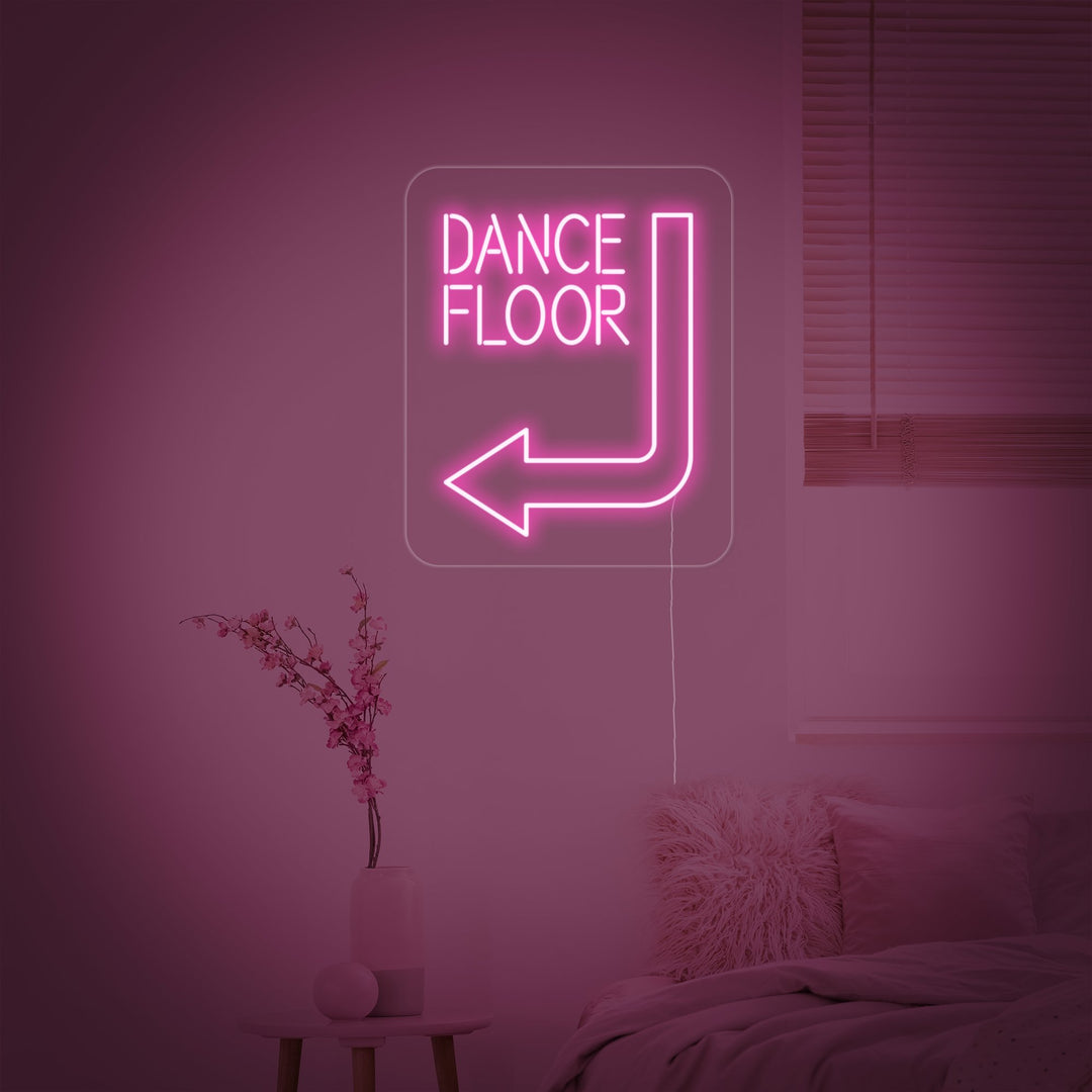 "Dance Floor" Neon Sign