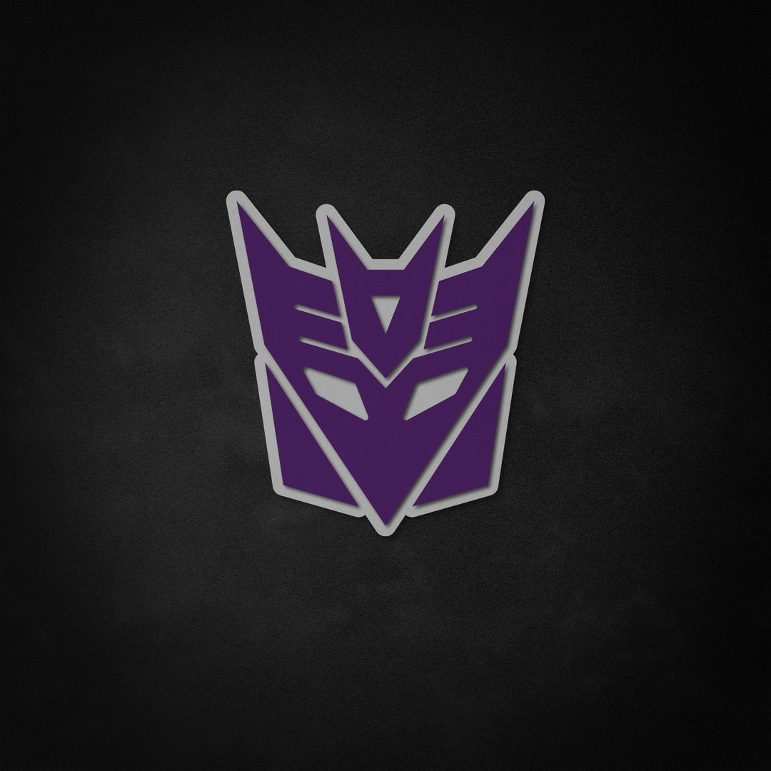 "Decepticons Sign" Neon Like Sign
