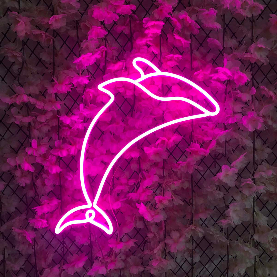 "Dolphin" Neon Sign