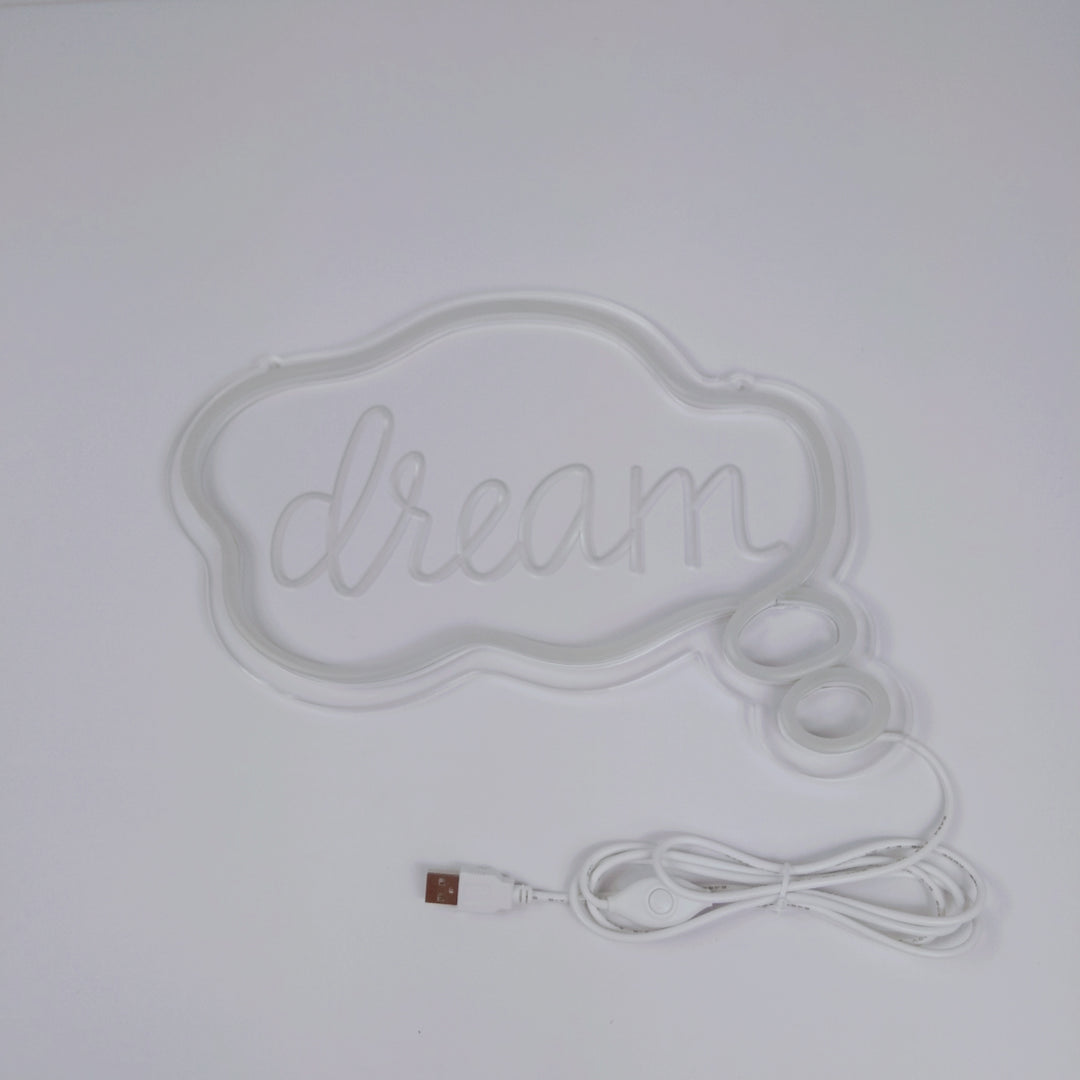 "Dream" USB Mini LED Neon Sign