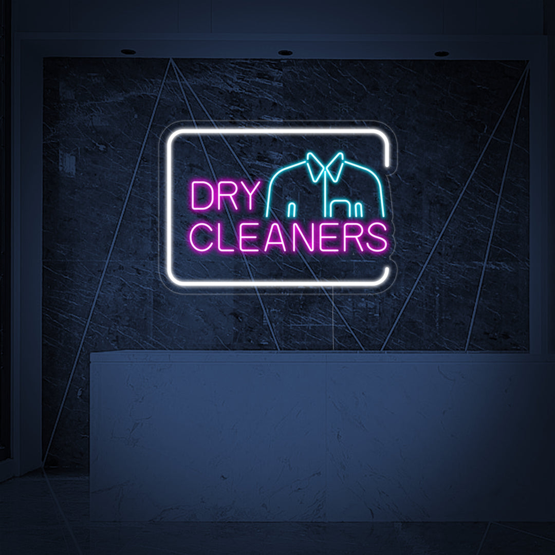 "Dry Cleaners" Neon Sign