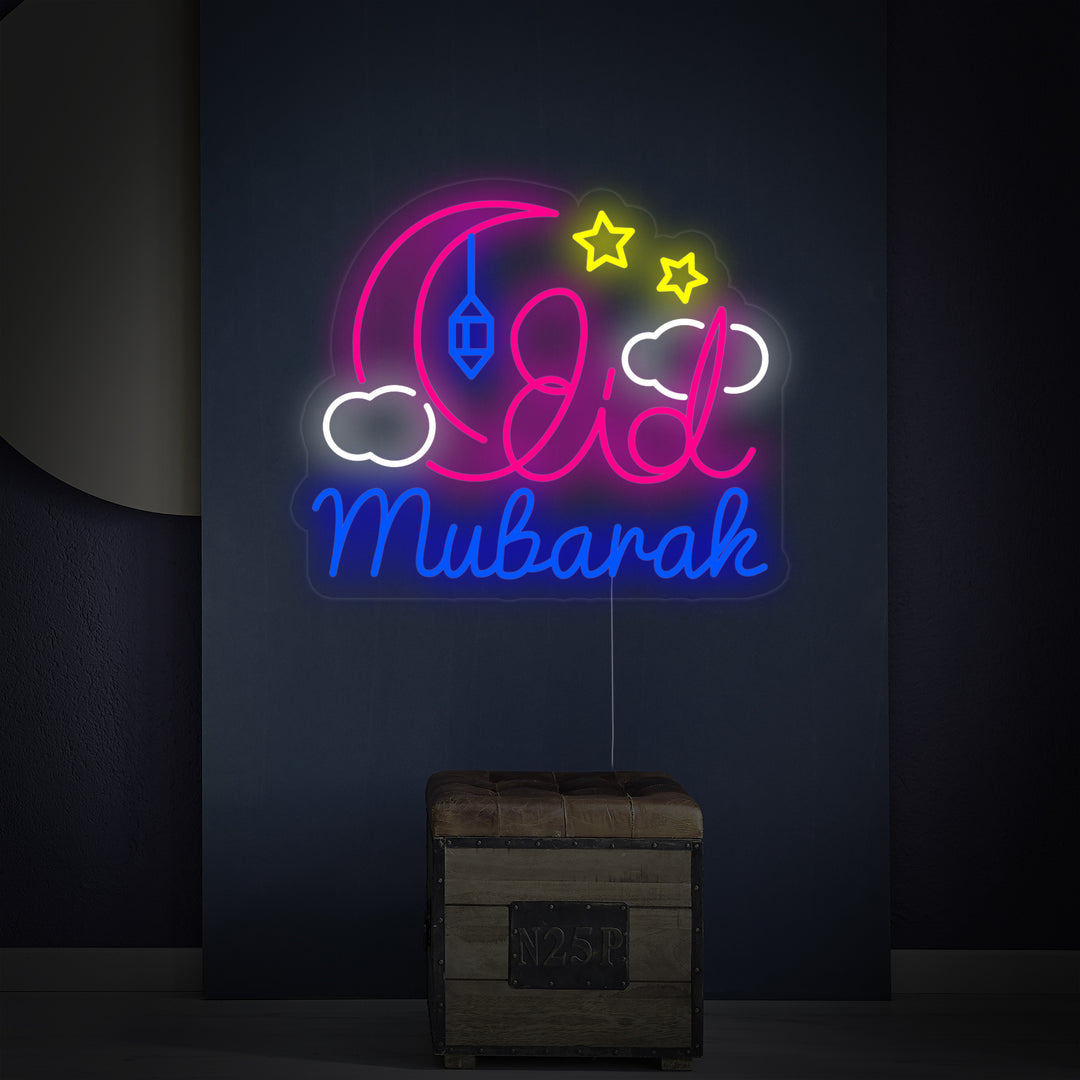 Eid Mubarak Neon Sign