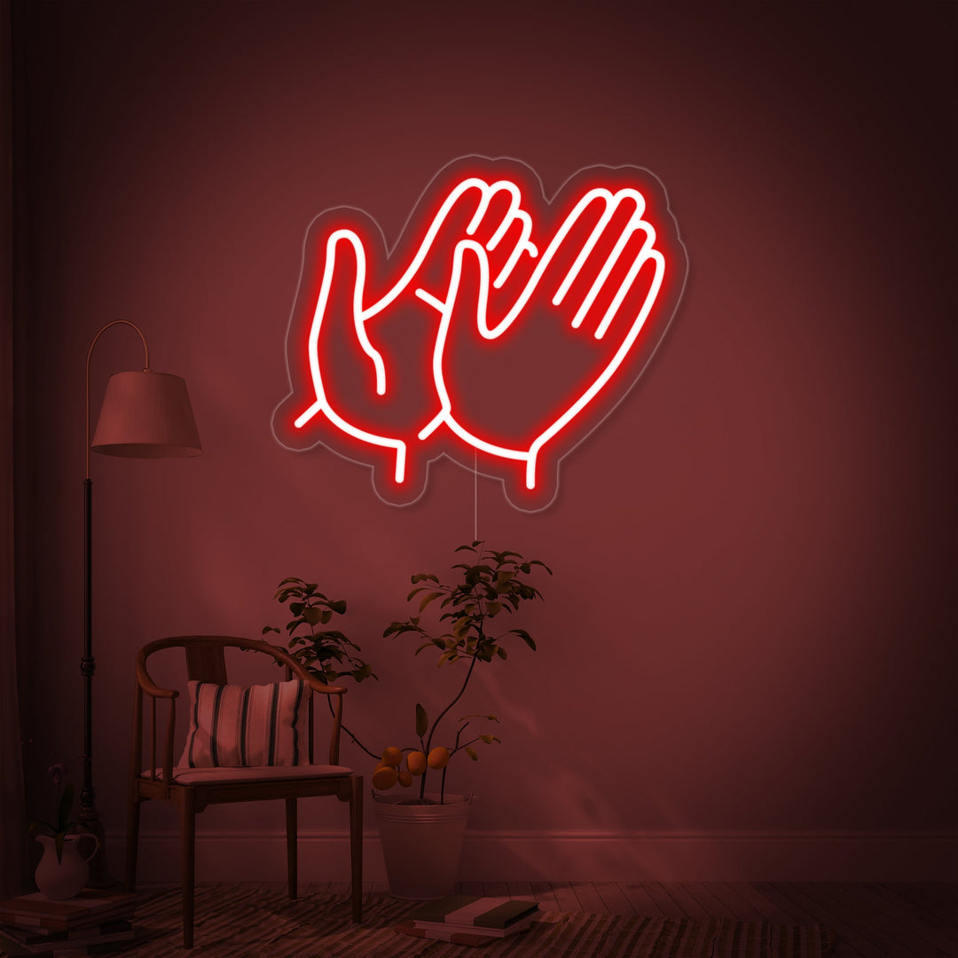 Emoji Clapping Neon Sign