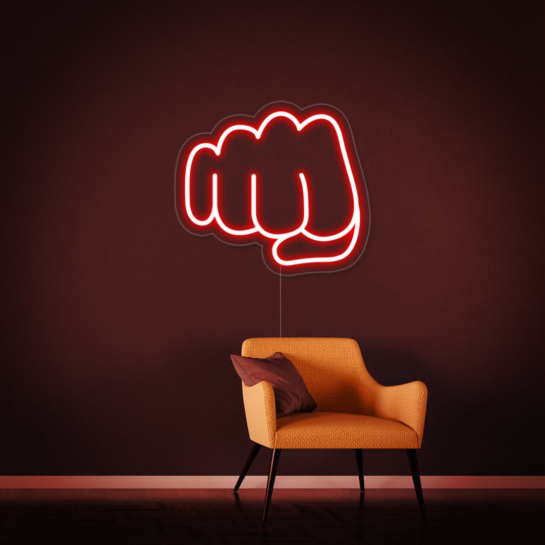 "Emoji Fist" Neon Sign