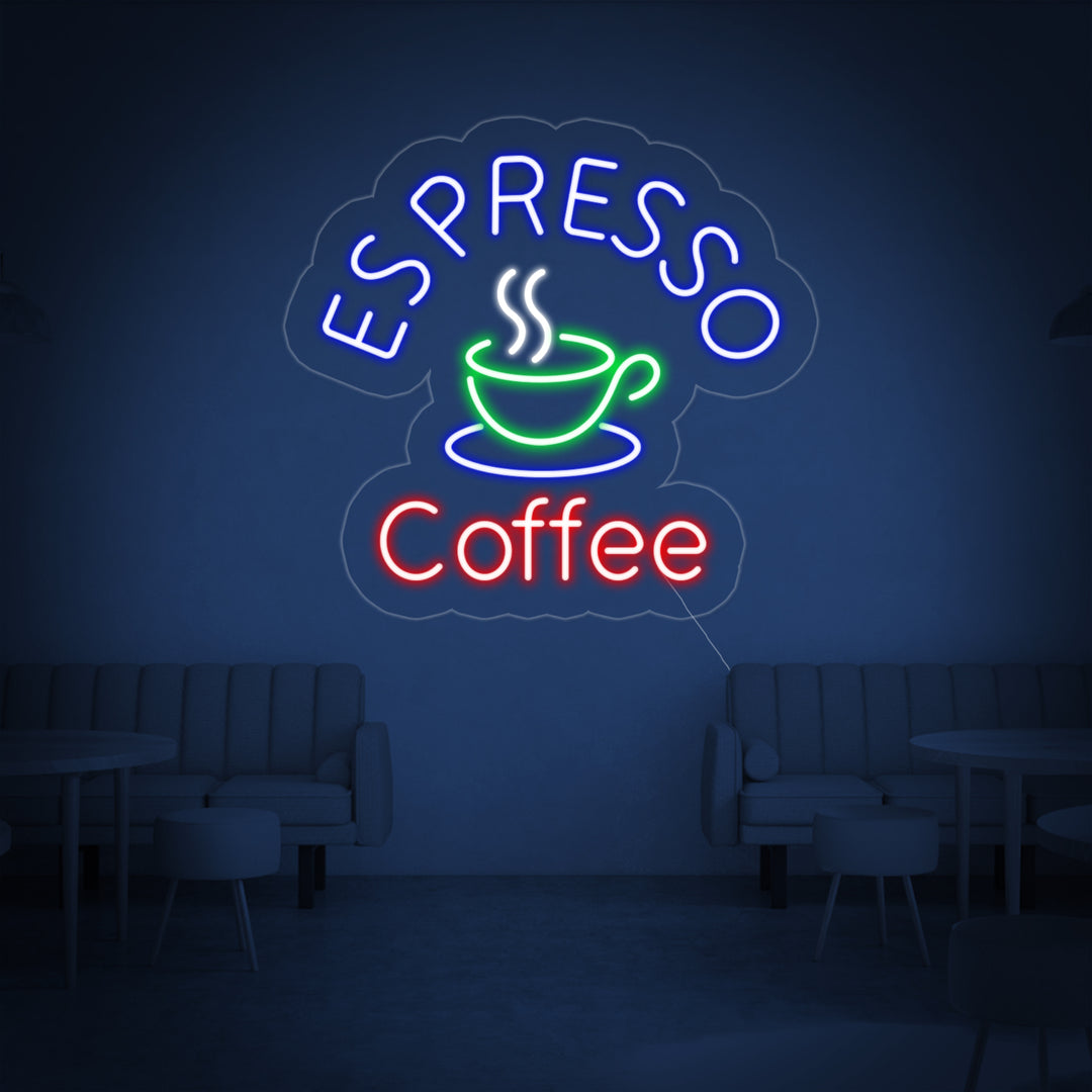 "Espresso Coffee" Neon Sign