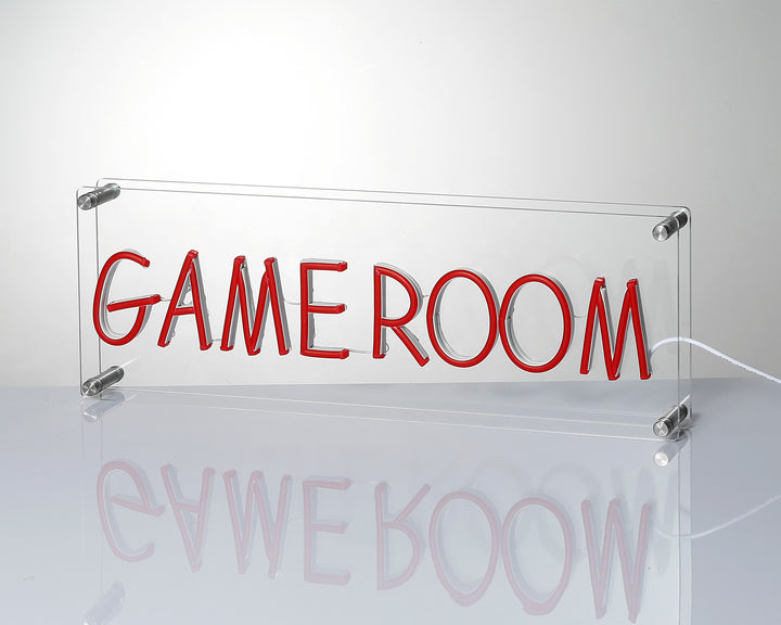 "Game Room" Desk LED Neon Sign
