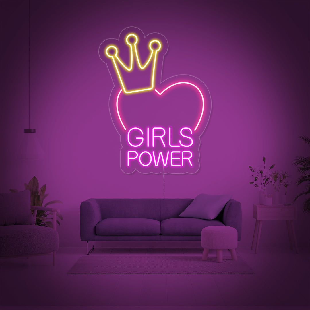 "Girls Power" Neon Sign