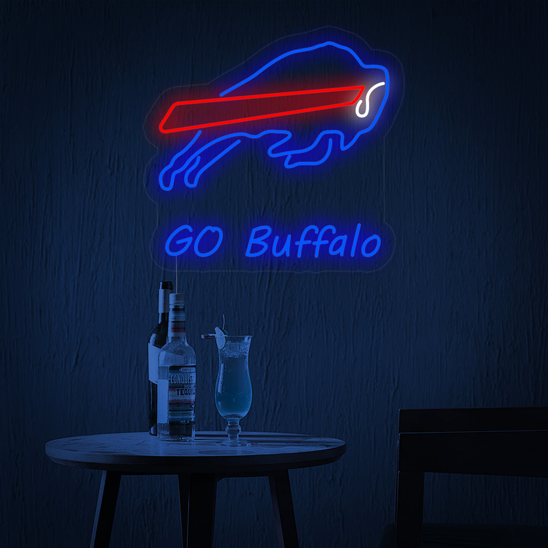 "Go Buffalo Bills" Neon Sign